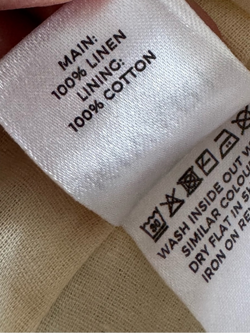KIVARI TUCKERNUCK Giselle Linen Floral Mini Skirt Size US4 NWOT - Picture 7 of 7